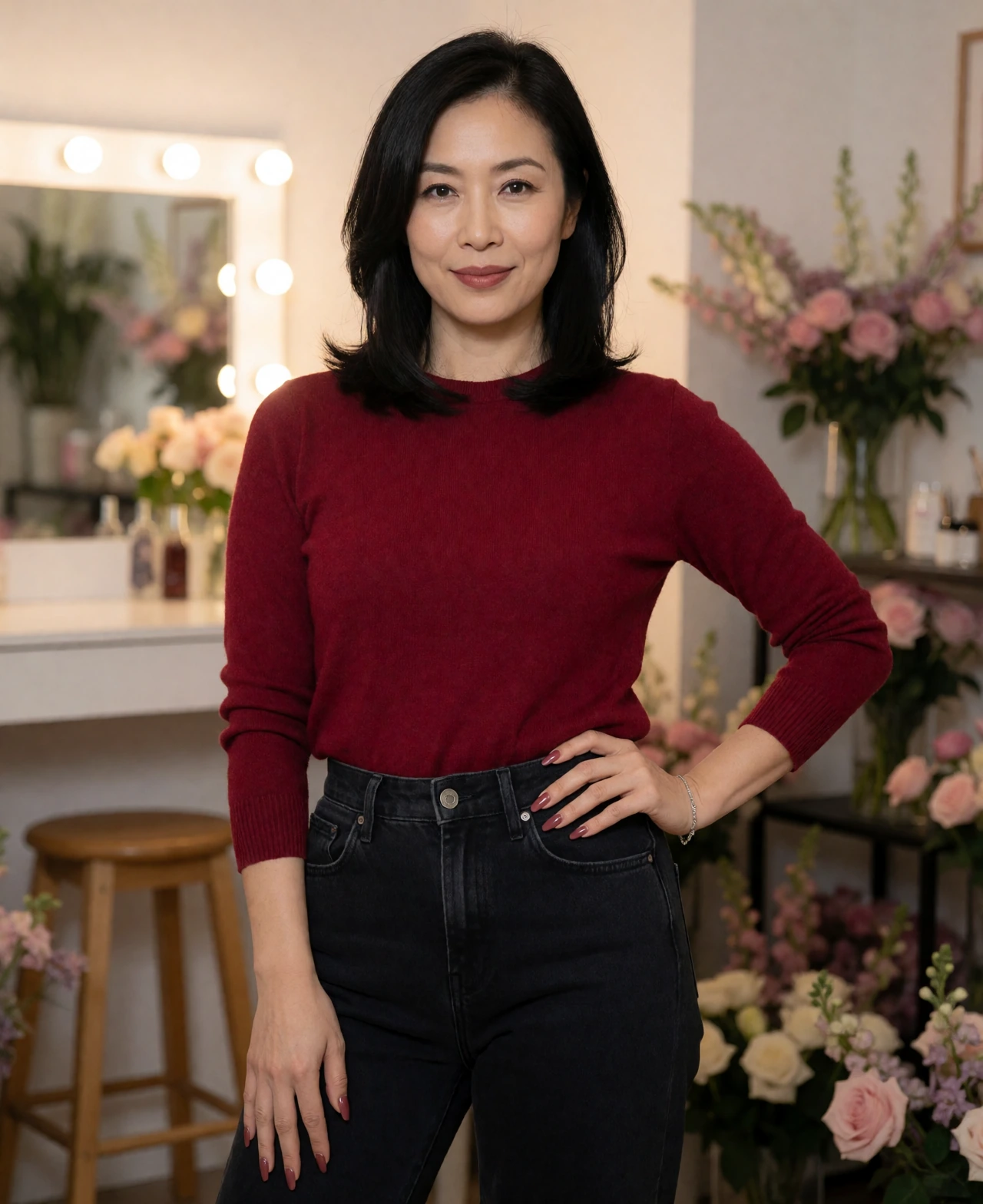 Akiko, 38, a fictional AI companion
